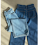 ウォッシュデニムワイドパンツ