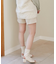 タックハーフパンツ
