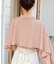 肩あきケープブラウス