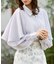 肩あきケープブラウス