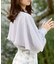 肩あきケープブラウス