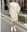 ツイードミニキャミワンピ
