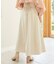 バックレースアップフレアスカート