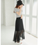 メッシュフレアースカート