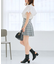 チェックプリーツスカパン