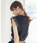ノースリフリルメロウリブトップス