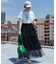 アレンジスリーブカラーロゴTee
