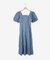 フロントジップデニムワンピース