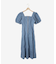 フロントジップデニムワンピース