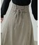バックレースアップフレアスカート