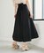 バックレースアップフレアスカート