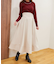 ステッチフレアスカート