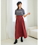 ステッチフレアスカート