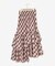 チェックアシメスカート