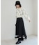 裾ベロアチュールスカート
