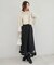裾ベロアチュールスカート