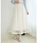 裾ベロアチュールスカート