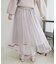 裾ベロアチュールスカート