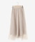 オーガンジーヘムスカート