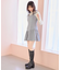リボンストラップミニキャミワンピ
