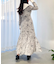 ◎ビッグカラー花柄ワンピース