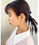 繊細ビジューピアス