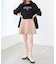 ボックスプリーツミニスカパン