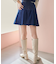 ボックスプリーツミニスカパン
