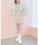 ラインショートブルゾン