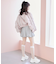ラインショートブルゾン