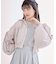 ラインショートブルゾン