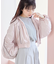 ラインショートブルゾン