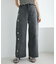 リボンビジューデニムパンツ