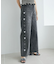 リボンビジューデニムパンツ