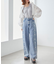 リボンビジューデニムパンツ
