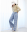 リボンビジューデニムパンツ