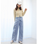 リボンビジューデニムパンツ