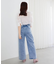 リボンビジューデニムパンツ