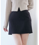 ハイウエストプレーンミニスカート