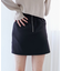 ハイウエストプレーンミニスカート