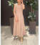 2wayシフォンボレロセットドレス