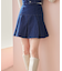 ボックスプリーツミニスカパン