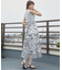 レースアップノースリドッキングワンピ