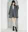 ダブルブレストハーフコート