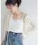 レースカーデ×リボンインナーセット