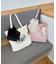 ∞リボンモチーフセットロゴトートバッグ