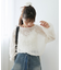 エアリーフリンジドロストニット