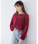 エアリーフリンジドロストニット