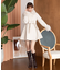 2wayフェイクファーカラーフレアコート
