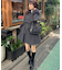 2wayフェイクファーカラーフレアコート